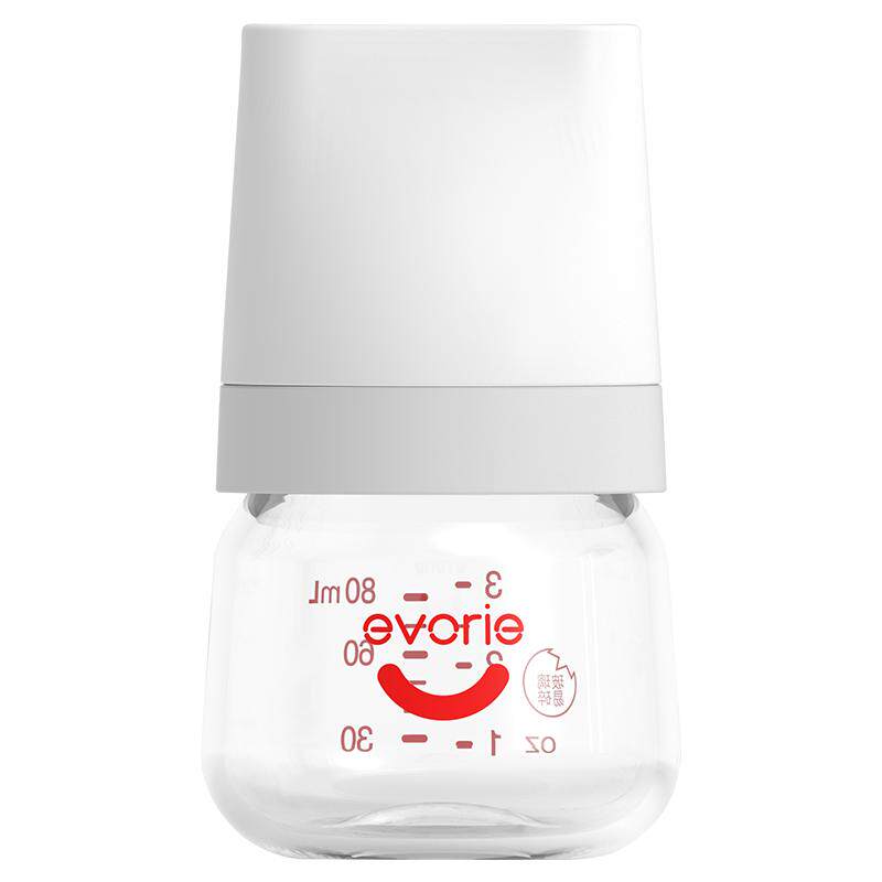 evorie爱得利新生儿奶瓶初生婴儿早产小奶瓶宽口径80ml标口60ml