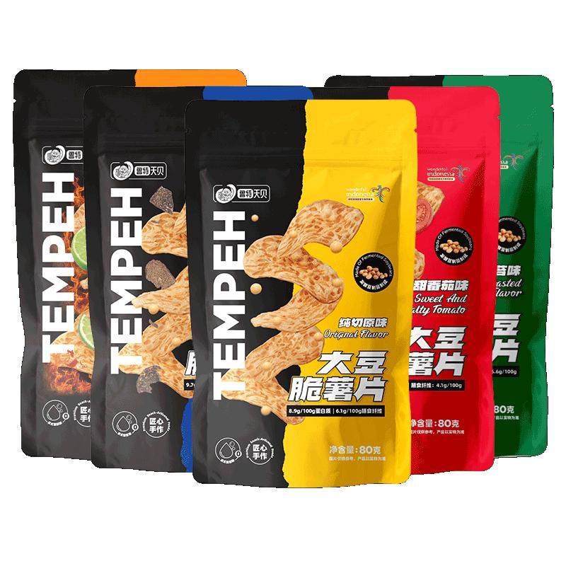 印尼进口鲁特天贝大豆脆薯片 0薯片