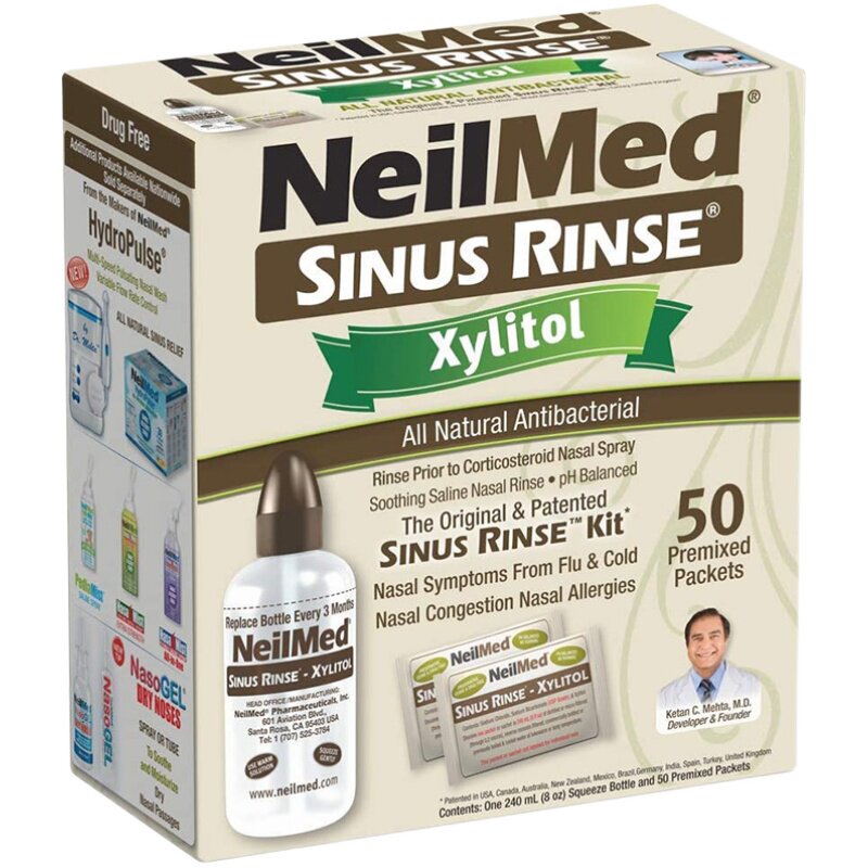 【小短腿夏酱专享】NeilMed洗鼻器成人儿童鼻炎鼻塞冲洗器洗鼻团