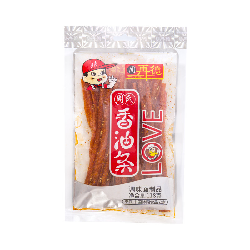 官方】周再德辣条周氏香油条麻辣