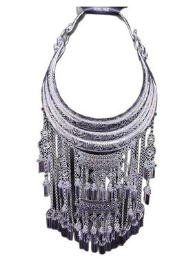 新款苗侗少数民族多款舞蹈演出配饰民族风手工银饰项圈正品包邮