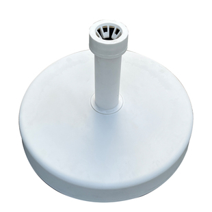 白色圆形注水底座 适用18-36毫米圆管的灌水加重伞固定伞座伞墩子