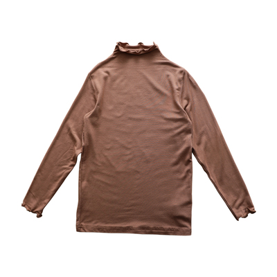 女童中高领百搭长袖莫代尔打底衫