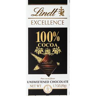 【正品行货】Lindt瑞士莲进口特醇排装黑巧克力健身零食