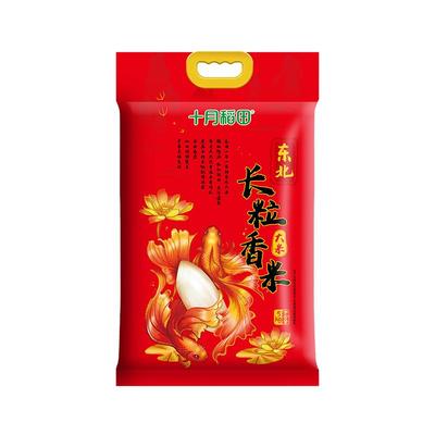 十月稻田辽河长粒香大米5kg