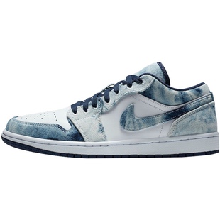 Air Jordan 1 Low AJ1 水洗丹宁 牛仔蓝 低帮 CZ8455-100