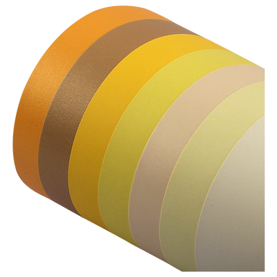 diy系列黄米金雀肤色手工卡纸