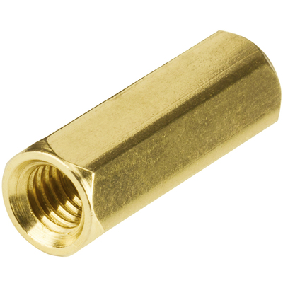 双通六角黄铜空心机箱螺母柱