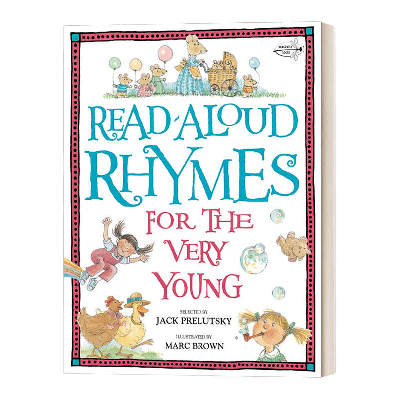 英文原版 Read-Aloud Rhymes for the Very Young 儿童启蒙读物 少儿英语诗歌朗诵韵文 启蒙早教故事 英文版 进口英语原版书籍