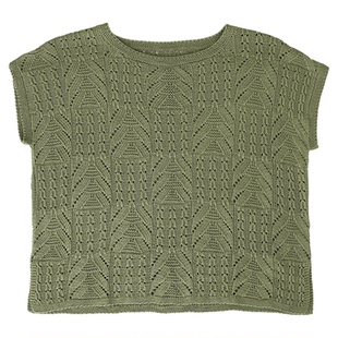 编织人生团织248清和真丝凉感棒针短袖材料包 手工DIY毛线含教程