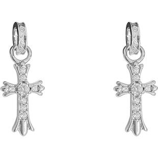 甜酷十字架耳夹无耳洞女小众设计高级感个性朋克辣妹气质耳饰耳扣