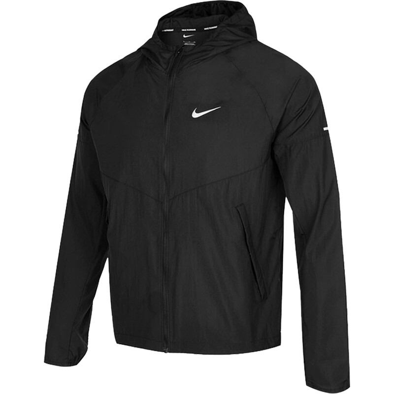NIKE耐克男子运动健身跑步连帽梭织夹克外套DD4747-010
