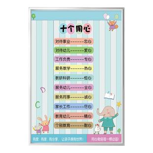 托管班管理制度幼儿园工作规程教室形象墙面规章制度装饰文化墙贴纸海报广告牌培训中心标识牌子消防安全厨房