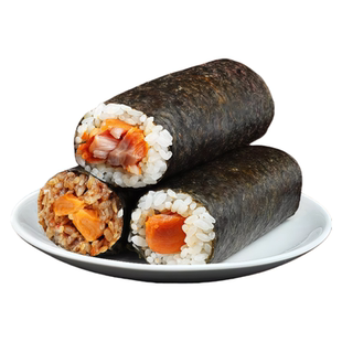 寿司成品饭团米饭预制糯米饭半成品加热即食早餐海苔大全各种美食