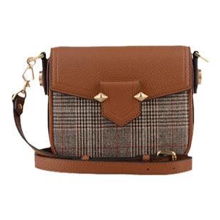 POURCHET/宝榭法国原创新款SEVRES TWEED 格纹小猪包单肩包女