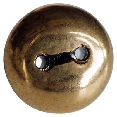 仿金属旧金色水珠造型玻璃纽扣