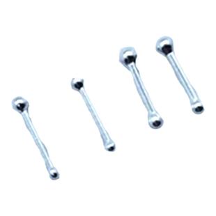 9999纯银耳钉圆头耳棒耳针耳棍女防过敏学生不明显睡觉不用取养耳