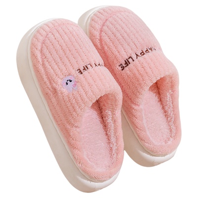 绒面厚底情侣拖鞋|超1.7万次加购