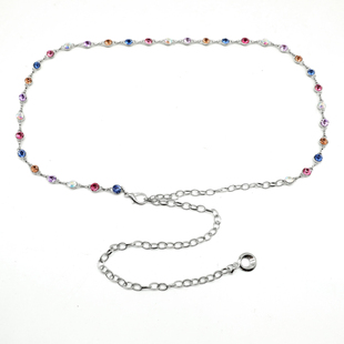 水钻腰链装饰连衣裙子百搭新款腰带女2025新款夏季配牛仔裤链条潮