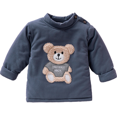 宝宝加棉加厚棉衣冬季棉袄套头