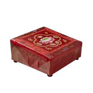 拜凳拜垫实木拜垫跪垫家用加厚拜凳莲花打坐垫佛堂寺庙禅修拜垫凳