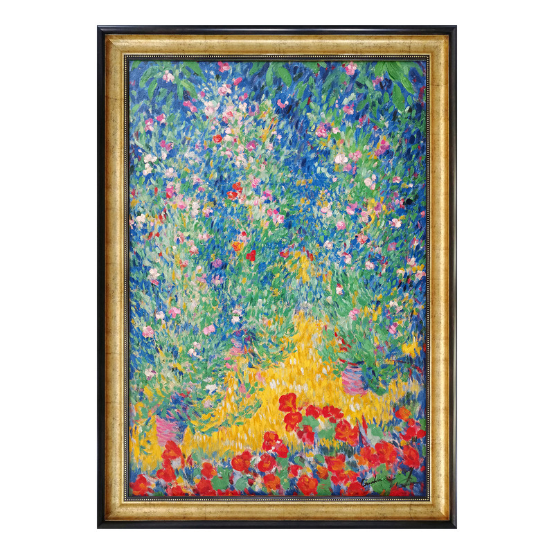 伯爵花园画家志明手绘油画