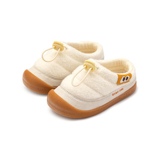 kidsing可迪星宝宝棉拖鞋羊毛秋冬男女童中大童室内居家防滑棉鞋