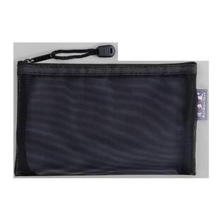 简约风便携式尼龙网纱透明笔袋文具袋笔盒锦纶网眼宽型可爱小清新ins日系超大容量笔袋考试用小学生文具笔袋