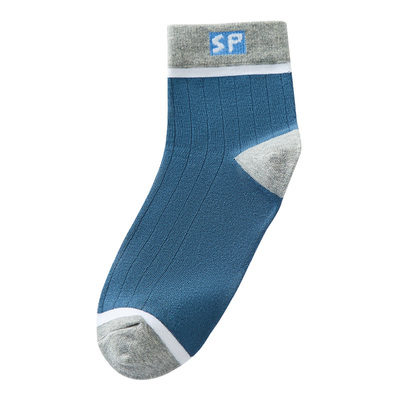 娜比熊青少年男生运动纯棉中筒袜