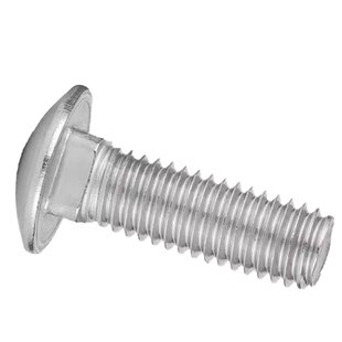 304不锈钢美制马车螺丝钉美标英制半圆头方颈螺栓1/4-20 5/16-18