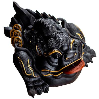 宜兴正宗原矿紫砂全手工茶玩