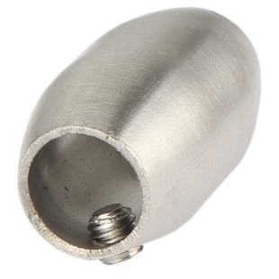 不锈钢固定圆铝管护栏小管连接头穿圆棒楼梯立柱直接头扶手