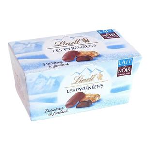 法国进口lindt瑞士莲冰山雪融巧克力牛奶软心黑巧盒装送新年礼物