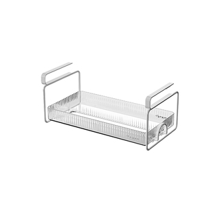 吊柜纸巾盒倒挂洗脸巾收纳盒壁挂置物架抽纸盒卫生间镜柜下悬挂式