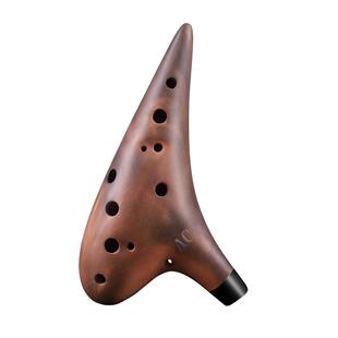 紫砂陶笛乐器12孔专业AC调初学者入门SC AF BC调十二孔埙旗舰店