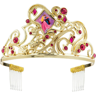 现货美国香港迪士尼艾莎发箍皇冠 睡美人 贝尔公主发饰皇冠