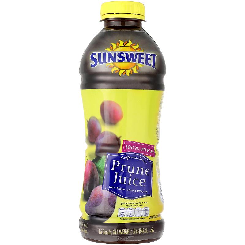 Sunsweet日光纯西梅汁官方旗舰店正品NFC孕妇便秘饮 26年5月到期