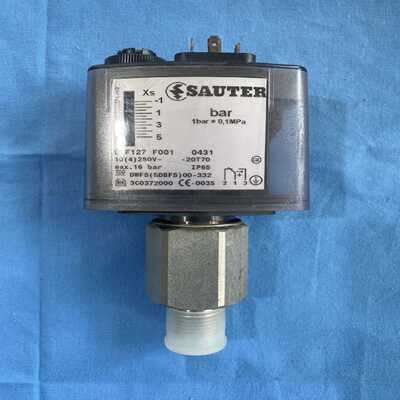 议价SAUTER压力传感器DSF127F001压力开关压力传感器感测器