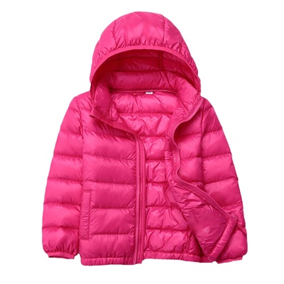 童装可卸帽羽绒服纸样裁剪样板