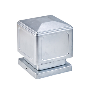 护栏铁艺莲花柱帽方管盖帽市政围栏遮丑盖阳台配件铁艺方管装饰盖