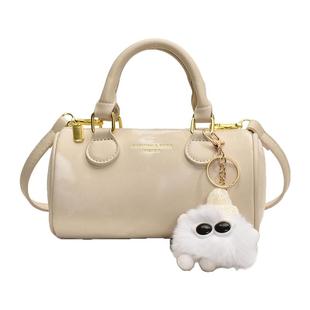 今年流行爆款小包包女2025新款秋冬季百搭斜挎包超火手提包圆筒包