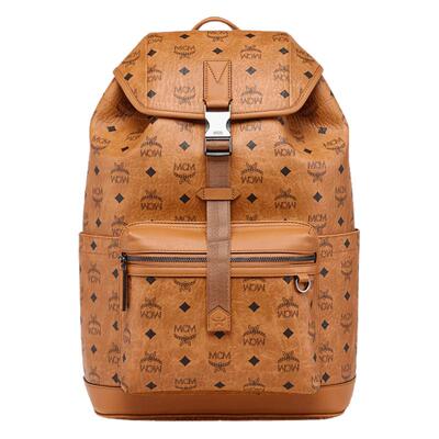 MCM STARK 中号大容量双肩电脑包旅行背包书包男包校园书包