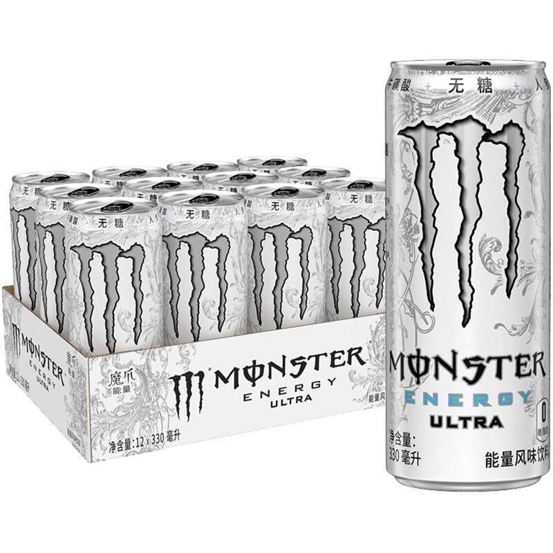 可口可乐Monster维生素运动功能饮料超越能量风味饮品（白魔爪）