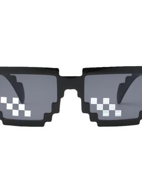 搞笑个性网红马赛克墨镜