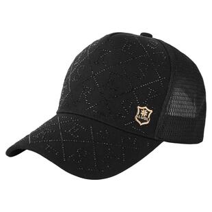 高顶帽子男款棒球帽高端潮酷显脸小夏季透气鸭舌帽品牌水钻遮阳帽