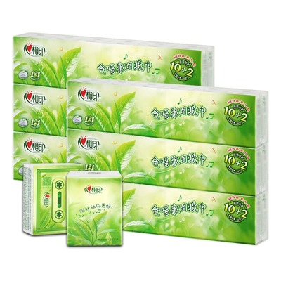 心相印茶语手帕纸4层7片72包整箱