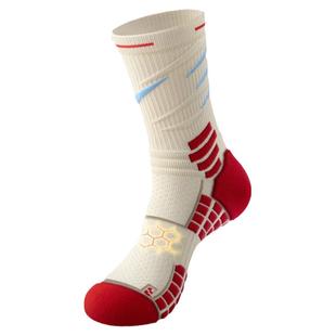 运动袜子男款马拉松专业跑步加厚毛巾底羽毛球足球篮球袜少年中筒