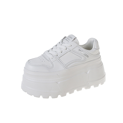 【新品发布】真皮8cm加绒小白鞋