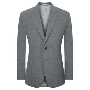 【丝光羊毛】报喜鸟春季新款男士时尚正装西服上衣外套西装西裤男