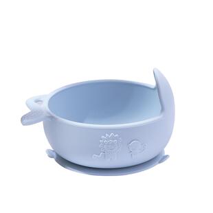 爱咔威IKV宝宝辅食碗婴儿全硅胶防摔烫餐具便携吸盘式外出碗儿童